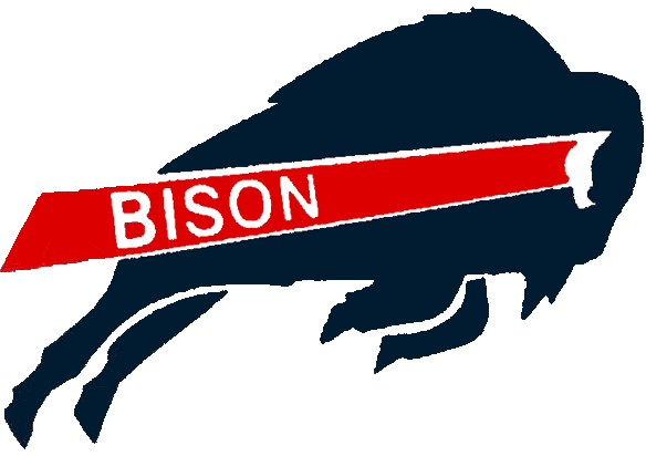 Howard Bison 2002-2014 Primary Logo iron on paper